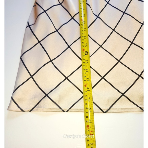 Vtg Wet Seal Satin Camisole Slip Top‎ Champagne/Black XL|NWT 90s Y2K - Picture 9 of 13